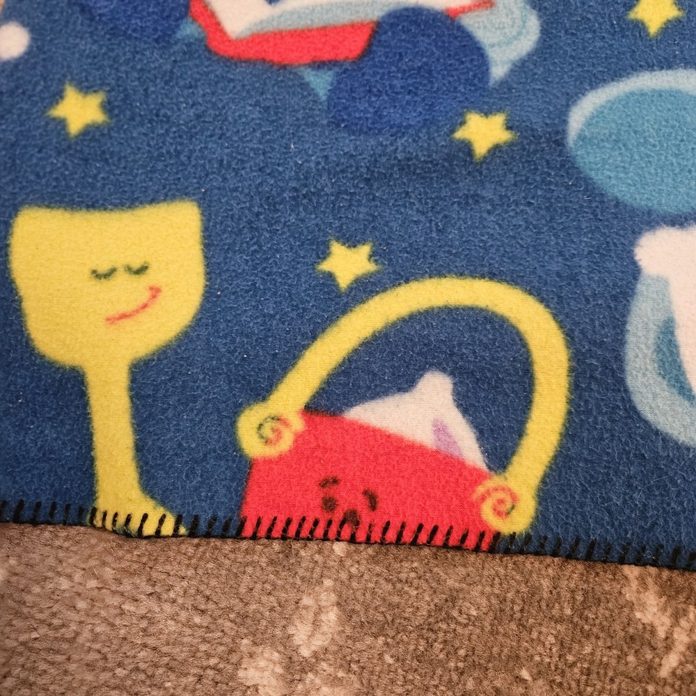Vintage Blue's Clues Fleece Throw Blanket 60"x 45" Sleepy Time ~ - Picture 6 of 6